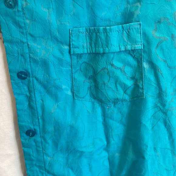 Allison Oakley Petite blue shirt - Picture 5 of 7